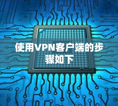 使用VPN客户端的步骤如下