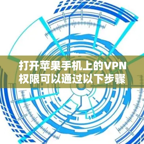 打开苹果手机上的VPN权限可以通过以下步骤进行