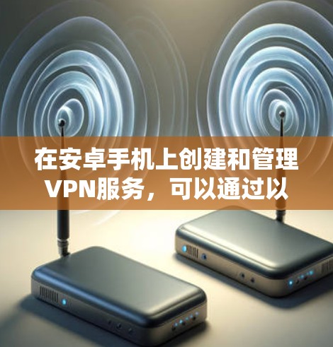 在安卓手机上创建和管理VPN服务，可以通过以下步骤进行