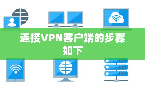 连接VPN客户端的步骤如下