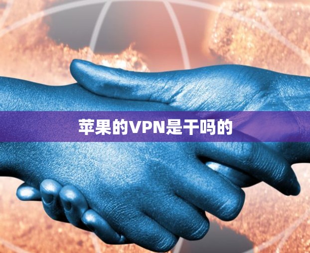 苹果的VPN是干吗的 苹果的VPN是干吗的
