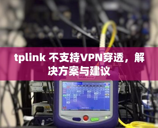 tplink 不支持VPN穿透，解决方案与建议