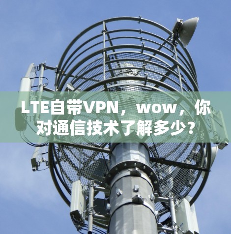 LTE自带VPN，wow，你对通信技术了解多少？
