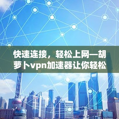 快速连接，轻松上网—胡萝卜vpn加速器让你轻松畅用互联网