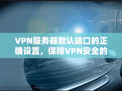 VPN服务器默认端口的正确设置,保障VPN安全的重要步骤 VPN服务器默认端口的正确设置,保障VPN安全的重要步骤