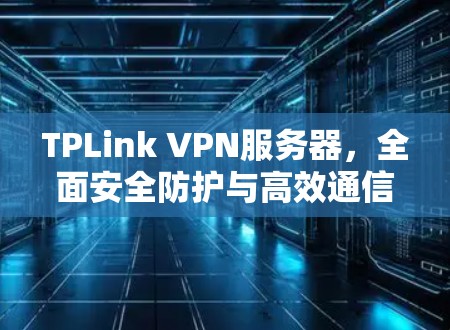 TPLink VPN服务器，全面安全防护与高效通信解决方案