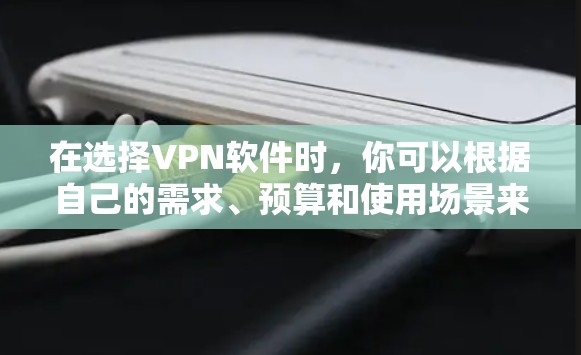 在选择VPN软件时,你可以根据自己的需求、预算和使用场景来选择。以下是一些推荐的VPN软件列表,供你参考