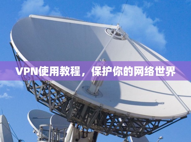 VPN使用教程,保护你的网络世界 VPN使用教程,保护你的网络世界