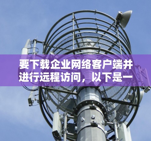 要下载企业网络客户端并进行远程访问，以下是一步步的指南