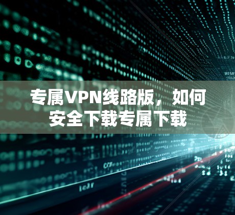 专属VPN线路版,如何安全下载专属下载 专属VPN线路版,如何安全下载专属下载