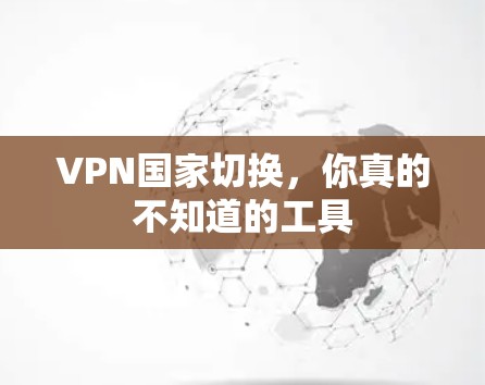 VPN国家切换，你真的不知道的工具