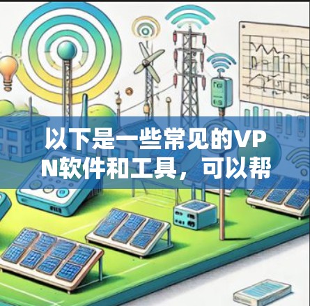 以下是一些常见的VPN软件和工具，可以帮助您下载并使用VPN服务