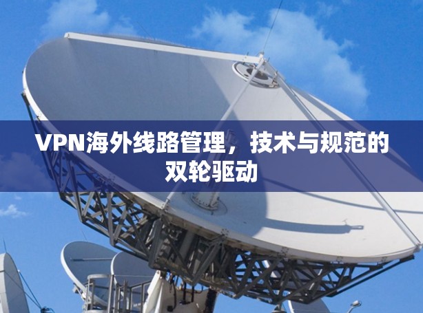 VPN海外线路管理,技术与规范的双轮驱动 VPN海外线路管理,技术与规范的双轮驱动