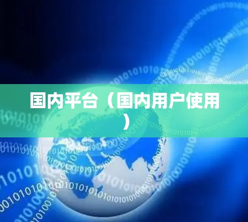 国内平台（国内用户使用）