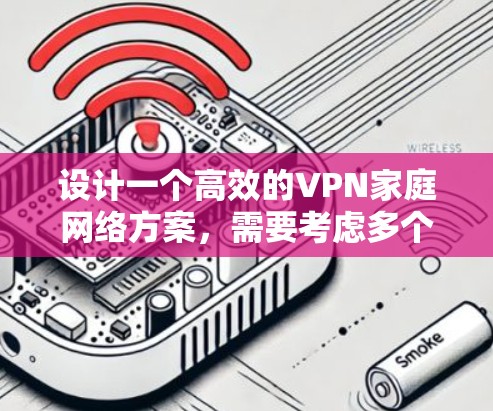 设计一个高效的VPN家庭网络方案，需要考虑多个关键因素，以确保安全、易用且满足家庭用户的需求。以下是详细的方案设计步骤和关键点