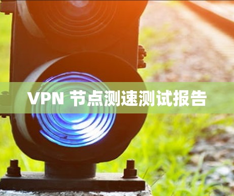 VPN 节点测速测试报告