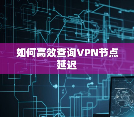 如何高效查询VPN节点延迟