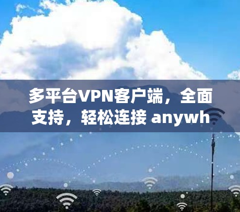 多平台VPN客户端，全面支持，轻松连接 anywhere