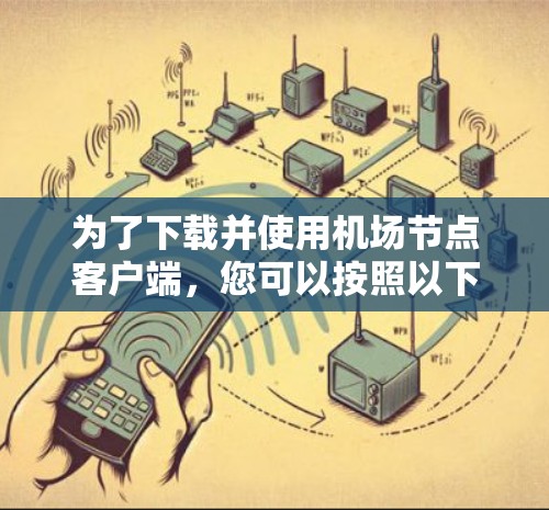 为了下载并使用机场节点客户端，您可以按照以下步骤进行