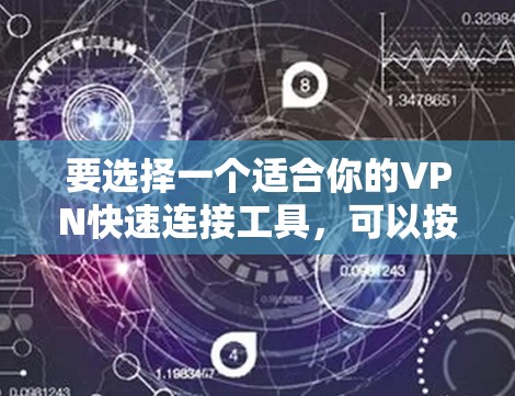 要选择一个适合你的VPN快速连接工具，可以按照以下步骤进行