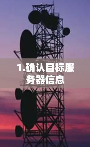 1.确认目标服务器信息