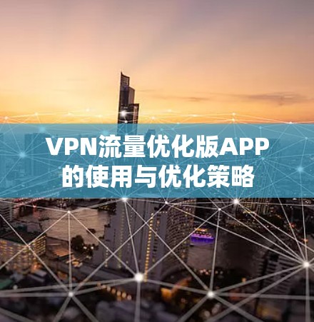 VPN流量优化版APP的使用与优化策略