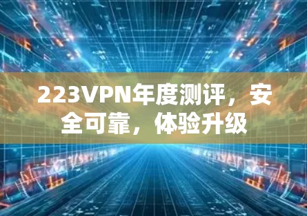 223VPN年度测评，安全可靠，体验升级