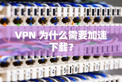 VPN 为什么需要加速下载? VPN 为什么需要加速下载?