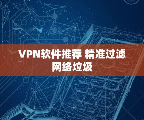 VPN软件推荐 精准过滤网络垃圾