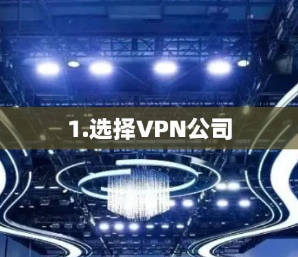 1.选择VPN公司 1.选择VPN公司