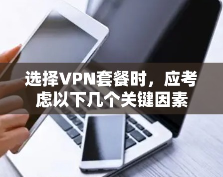 选择VPN套餐时,应考虑以下几个关键因素 选择VPN套餐时,应考虑以下几个关键因素