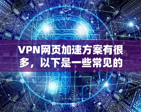 VPN网页加速方案有很多,以下是一些常见的方法和工具,供您参考