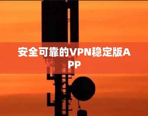 安全可靠的VPN稳定版APP